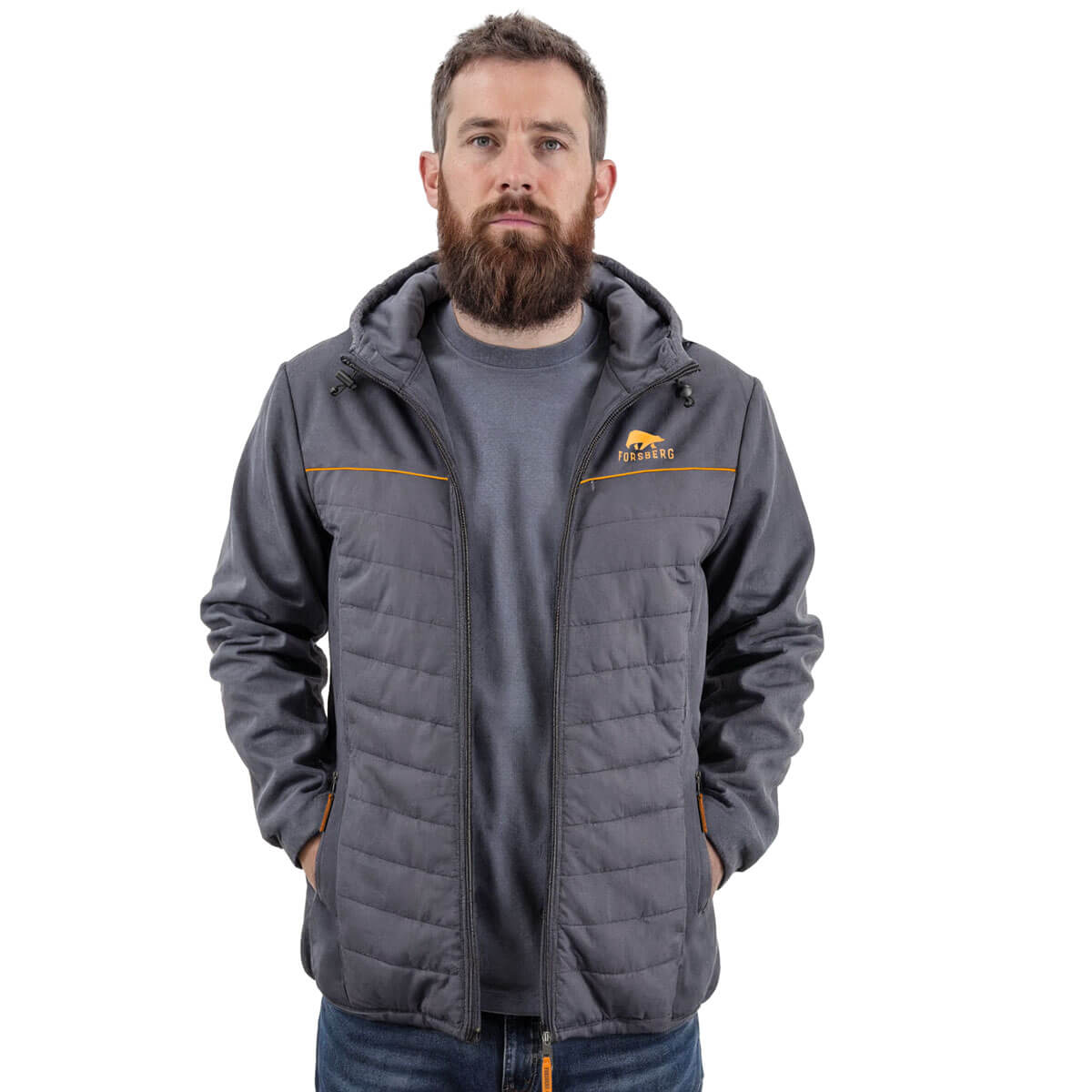 FORSBERG Alruut III Hybridjacke mit abnehmbarer Kapuze - 25