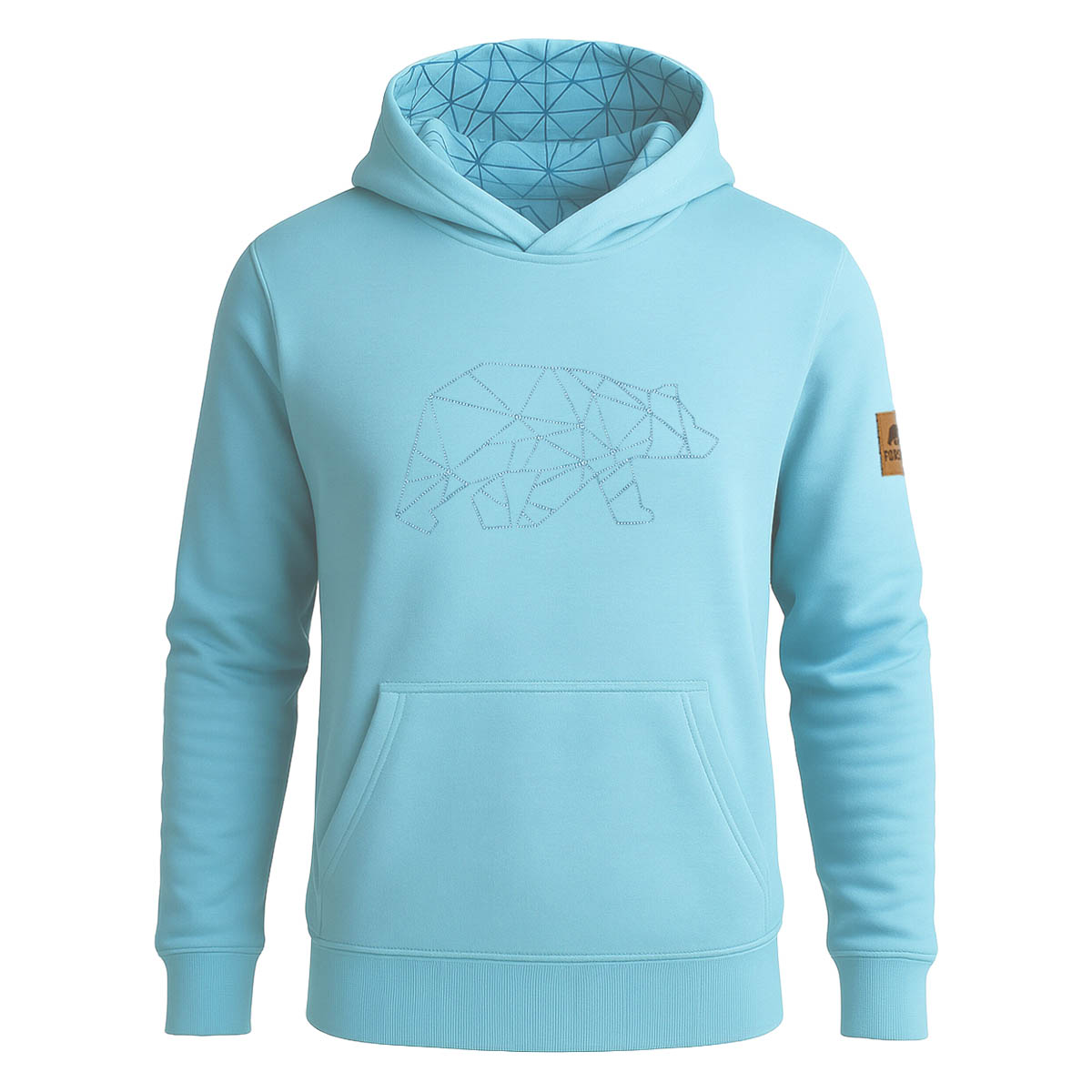 FORSBERG Hoodie mit gesticktem Polygonbär - 5