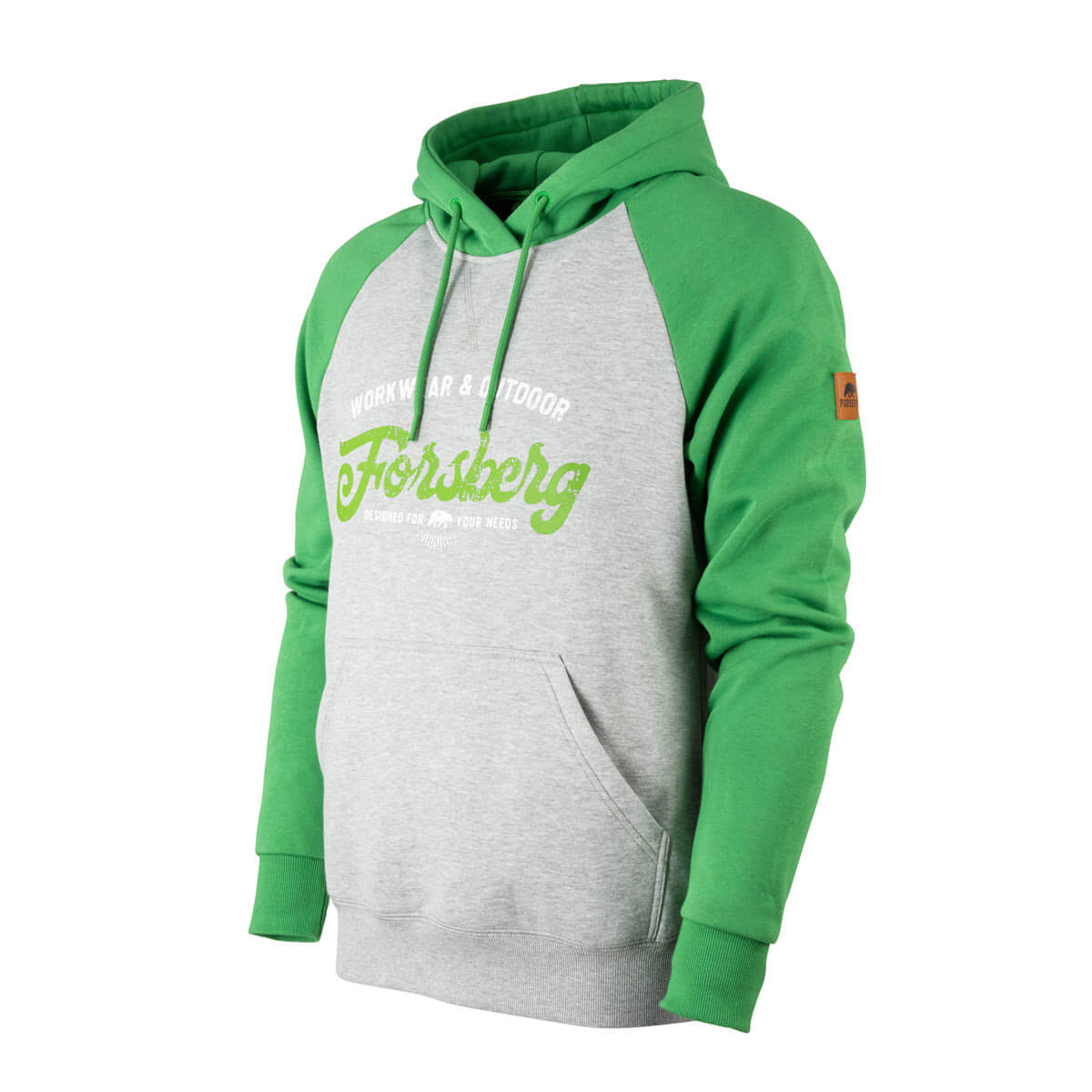 FORSBERG Tonigson Hoodie zweifarbig mit Retrologo - 2