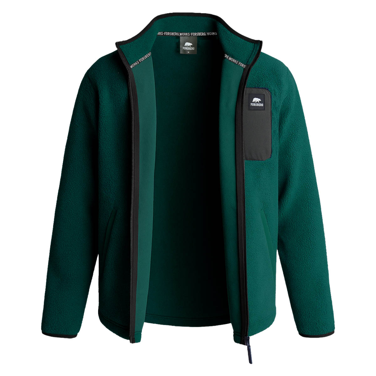 FORSBERG Webpelzjacke mit Brusttasche - 6