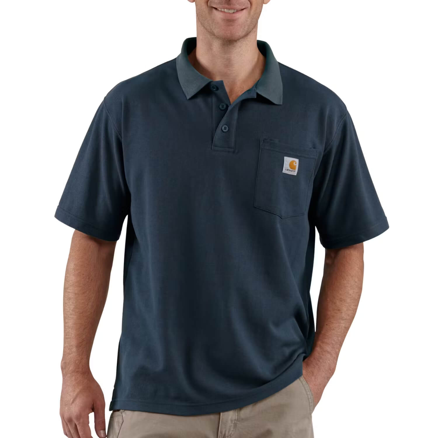 Carhartt Midweight S/S Pocket Polo T-Shirt - 2