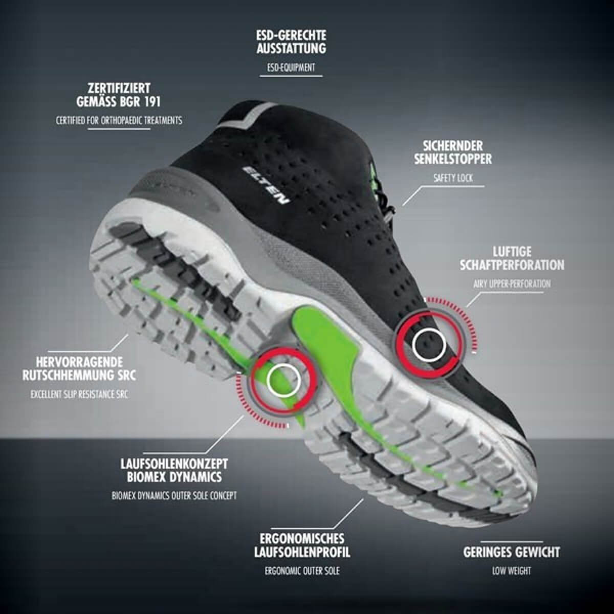 Elten Sicherheitssandale Impulse S1P - 4
