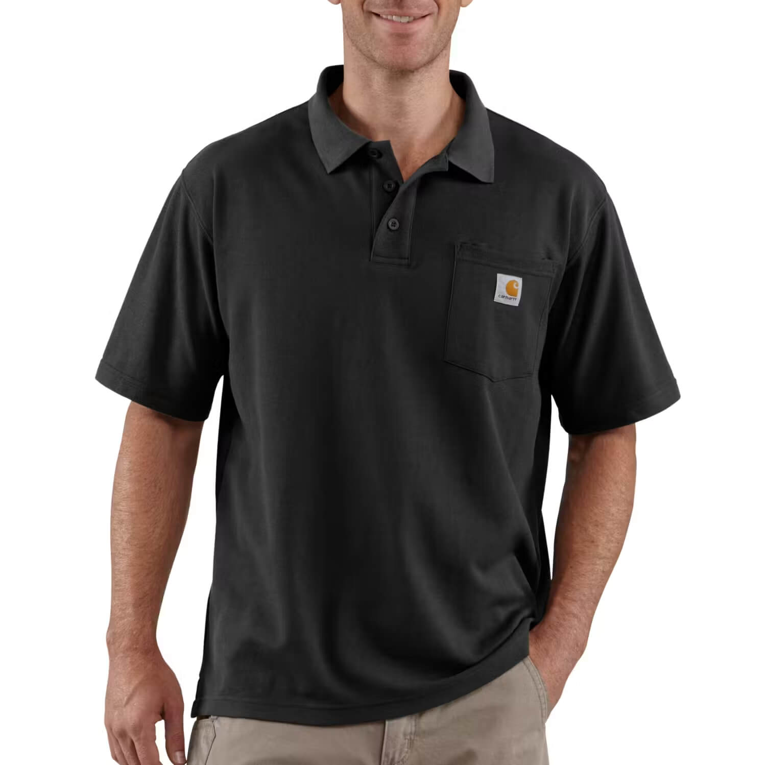 Carhartt Midweight S/S Pocket Polo T-Shirt - 3