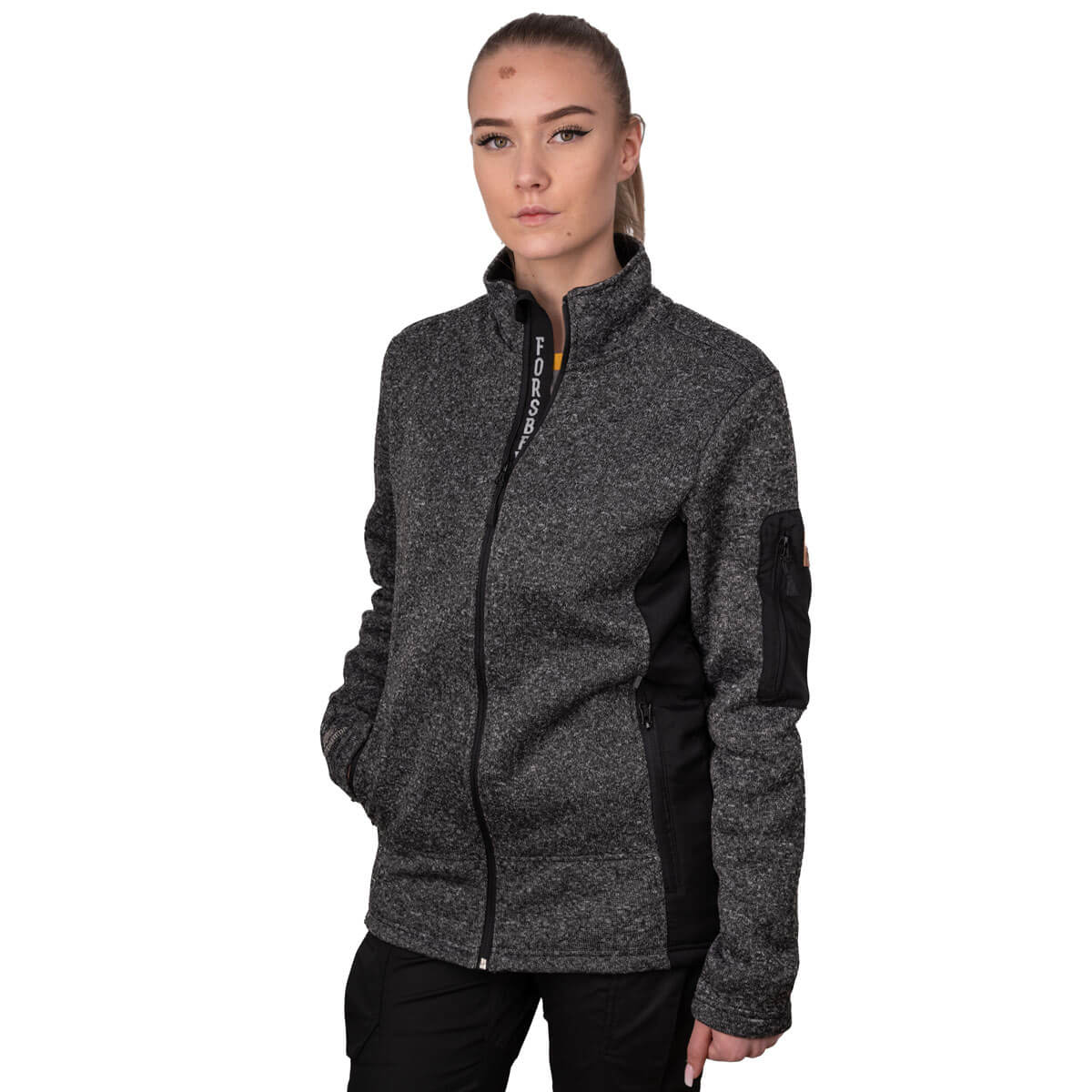 FORSBERG funktionelle Strickfleece Jacke Damen - 3