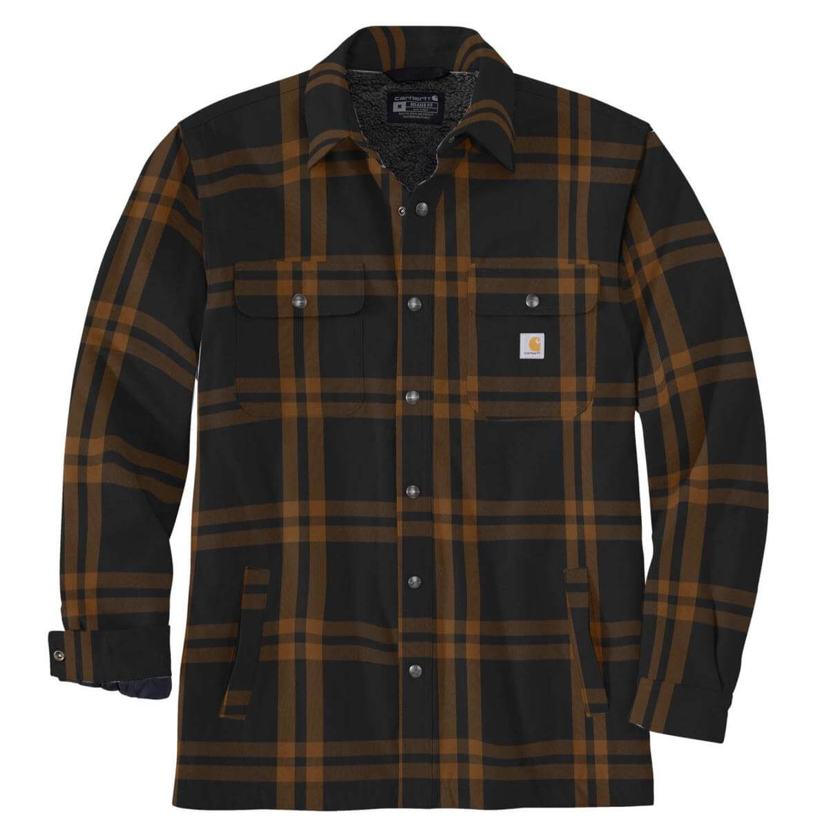 Carhartt Relaxed Fit Flannel Sherpa-Lined Shirt  - 1